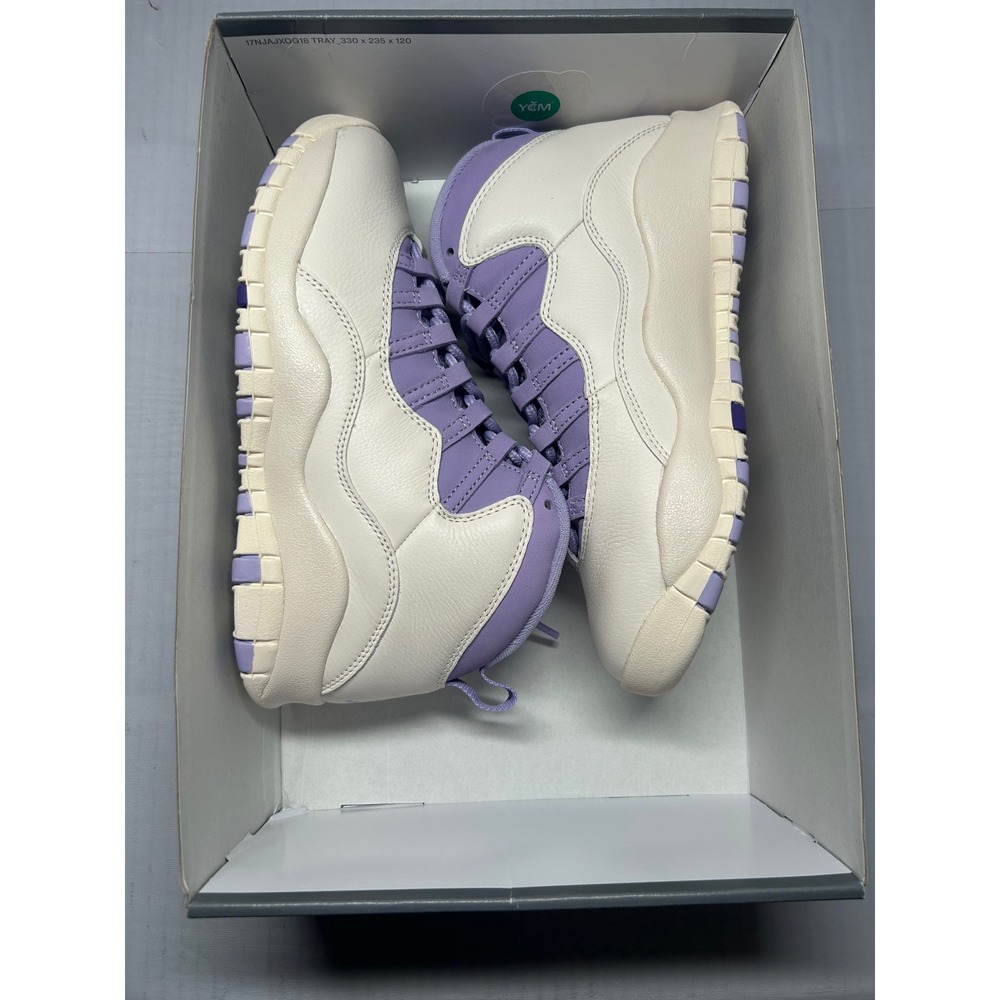 Nike Air Jordan 10 Retro Hydrangeas Size 9 WMNS IQ0388 101 New/No Lid